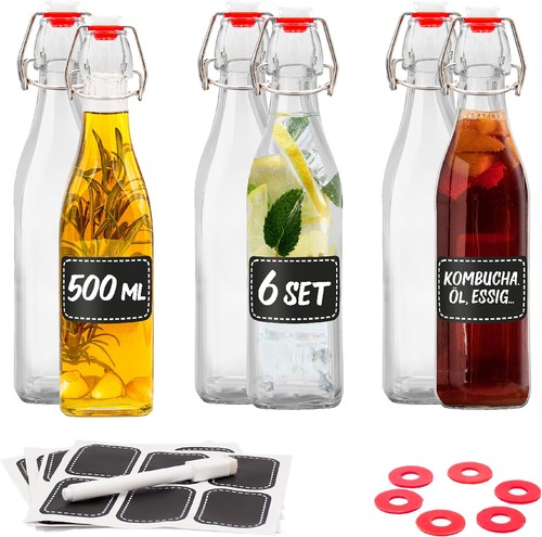 Glasflaschen - 6,
