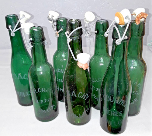 Alte glas flaschen - alte,