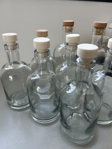 Leere glas flaschen - glas,