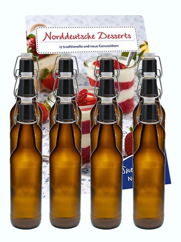 Leere glasflaschen mit - leere,