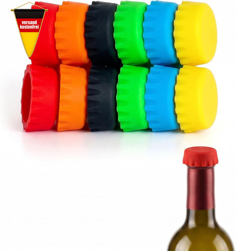 Silikon flaschenverschluss set - silikon,